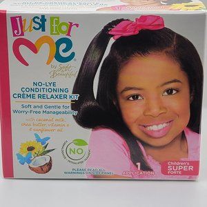 Just for Me  Conditioning Cream Relaxer Kit-Children's Super (1 application)